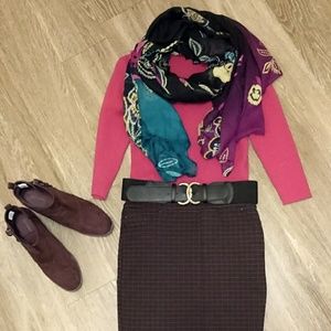 Desigual Large Rectangular Scarf